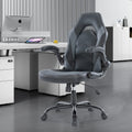 Denesha Adjustable Reclining Ergonomic Faux Leather Swiveling PC & Racing Game Chair