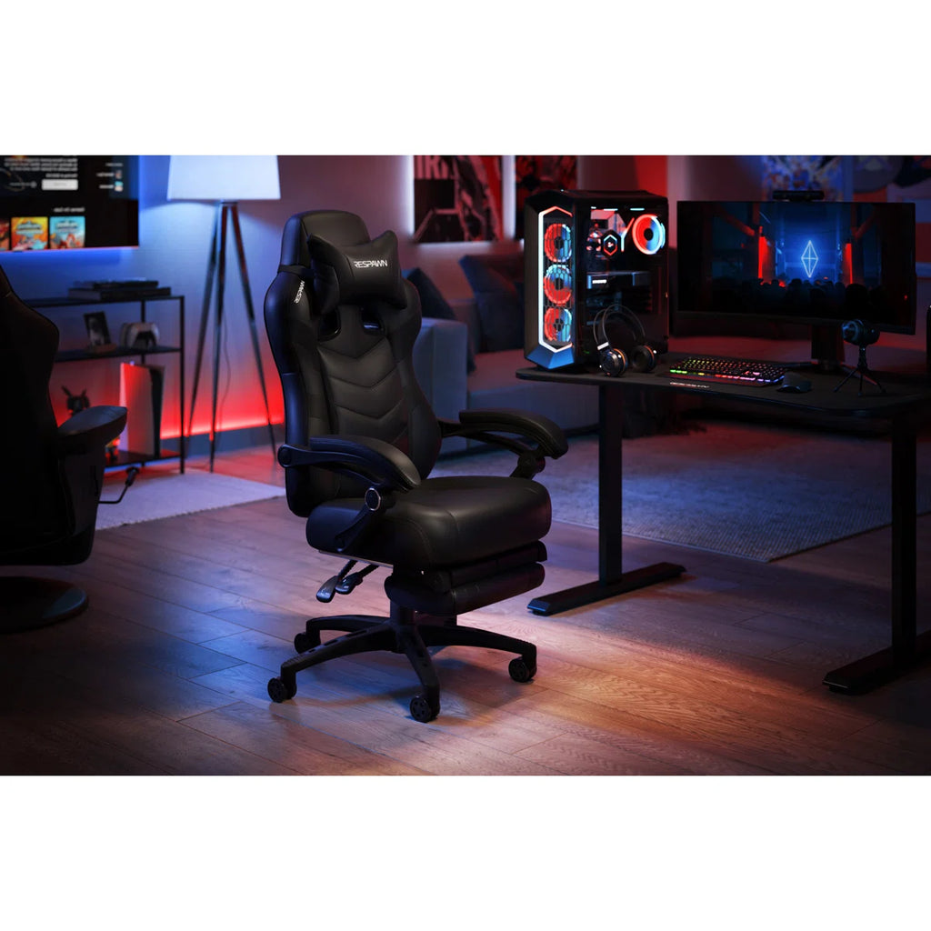 Volvor Respawn 110 Pro Gaming Chair - Gaming Chair with Footrest, Reclining Gaming Chair, Video Gaming Computer Desk Chair, Adjustable Desk Chair, Gaming Chairs For Adults With Headrest Pillow