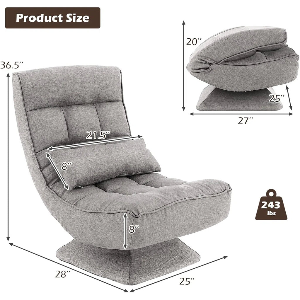 Volvor Reclining Ergonomic Swiveling Floor Game Chair